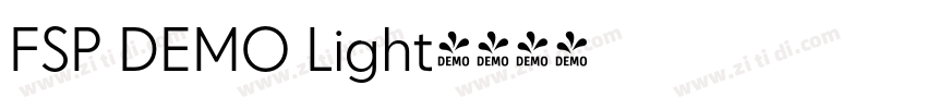FSP DEMO Light字体转换 FSP DEMO Light字体转换